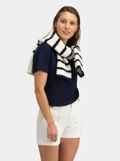 Bilde av WoolLand Tuva t-shirt woman  Blue ink